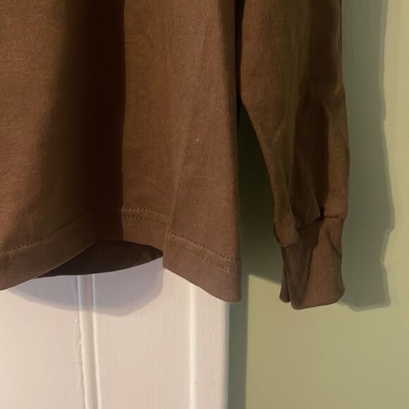 Brown longsleeve t-shirt size small - Picture 3 of 5